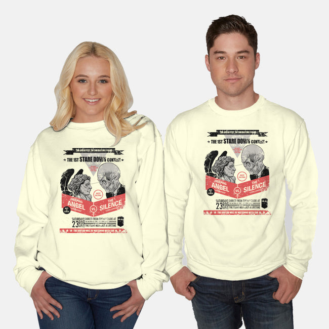 Stare Down Contest-unisex crew neck sweatshirt-zerobriant