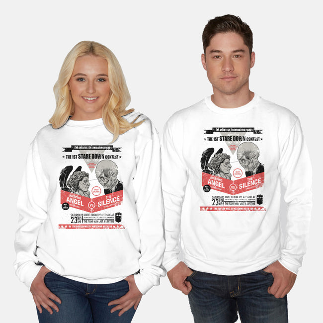 Stare Down Contest-unisex crew neck sweatshirt-zerobriant