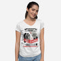 Stare Down Contest-womens v-neck tee-zerobriant