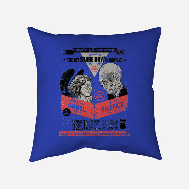 Stare Down Contest-none removable cover w insert throw pillow-zerobriant