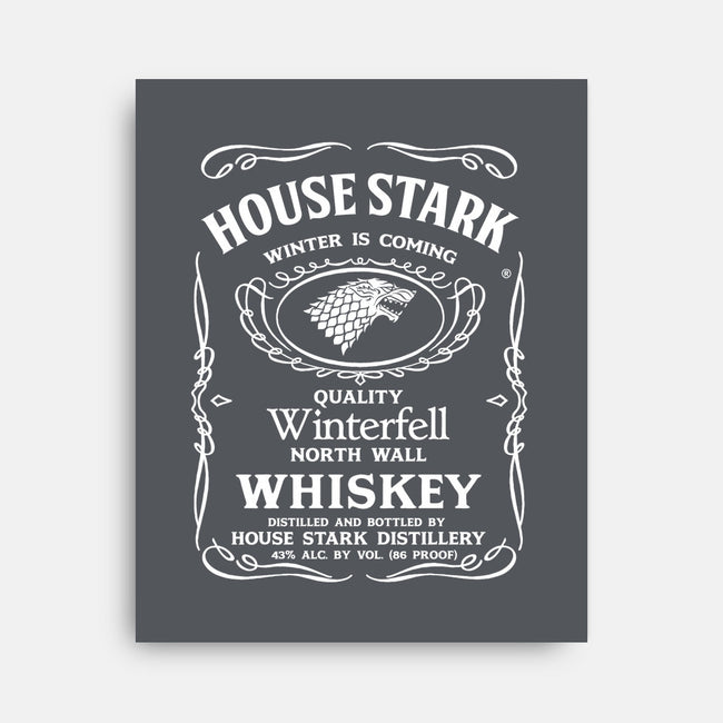 Stark Whiskey-none stretched canvas-Melonseta