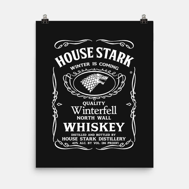 Stark Whiskey-none matte poster-Melonseta