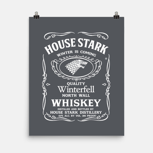 Stark Whiskey-none matte poster-Melonseta