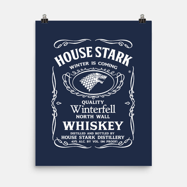 Stark Whiskey-none matte poster-Melonseta