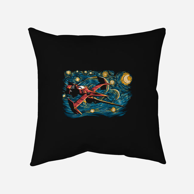 Starry Bebop-none removable cover w insert throw pillow-ddjvigo