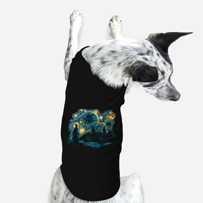 Starry Dementors-dog basic pet tank-ddjvigo