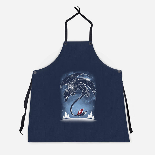Starry Dragon Sky-unisex kitchen apron-ChocolateRaisinFury
