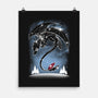 Starry Dragon Sky-none matte poster-ChocolateRaisinFury