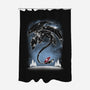 Starry Dragon Sky-none polyester shower curtain-ChocolateRaisinFury