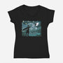 Starry Fantasy-womens v-neck tee-ddjvigo
