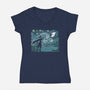 Starry Fantasy-womens v-neck tee-ddjvigo