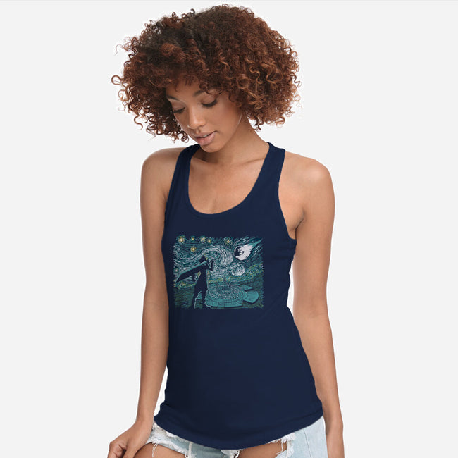 Starry Fantasy-womens racerback tank-ddjvigo