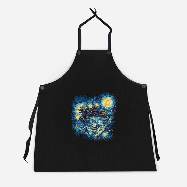 Starry Flight-unisex kitchen apron-girardin27