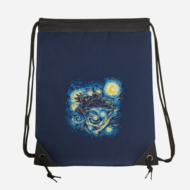 Starry Flight-none drawstring bag-girardin27