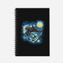 Starry Flight-none dot grid notebook-girardin27