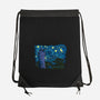 Starry Hobbiton-none drawstring bag-ddjvigo