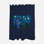 Starry Hobbiton-none polyester shower curtain-ddjvigo