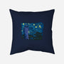 Starry Hobbiton-none non-removable cover w insert throw pillow-ddjvigo