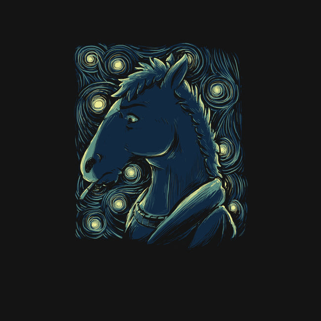 Starry Horse-none glossy sticker-xMorfina