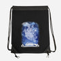 Starry Neighbour-none drawstring bag-ChocolateRaisinFury