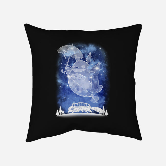 Starry Neighbour-none removable cover w insert throw pillow-ChocolateRaisinFury