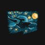 Starry Trek-womens v-neck tee-ddjvigo