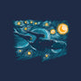 Starry Trek-womens v-neck tee-ddjvigo