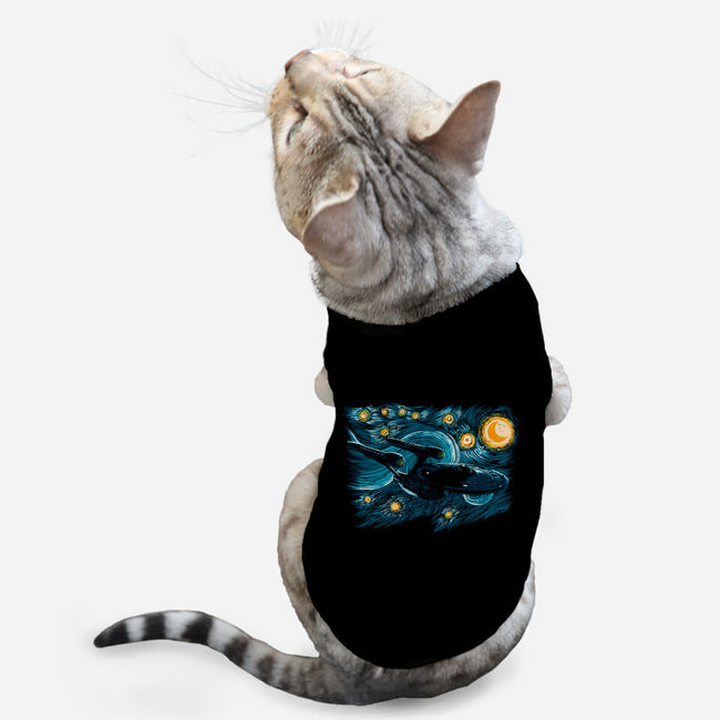 Starry Trek-cat basic pet tank-ddjvigo
