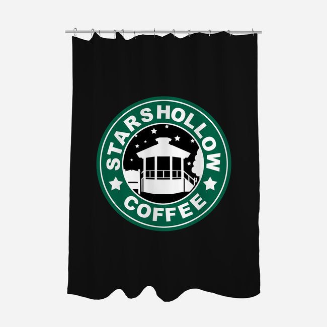 Stars Coffee-none polyester shower curtain-nayawei