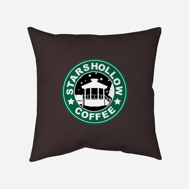 Stars Coffee-none removable cover w insert throw pillow-nayawei