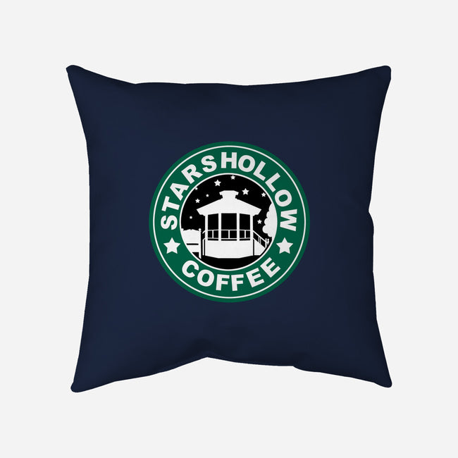 Stars Coffee-none removable cover w insert throw pillow-nayawei