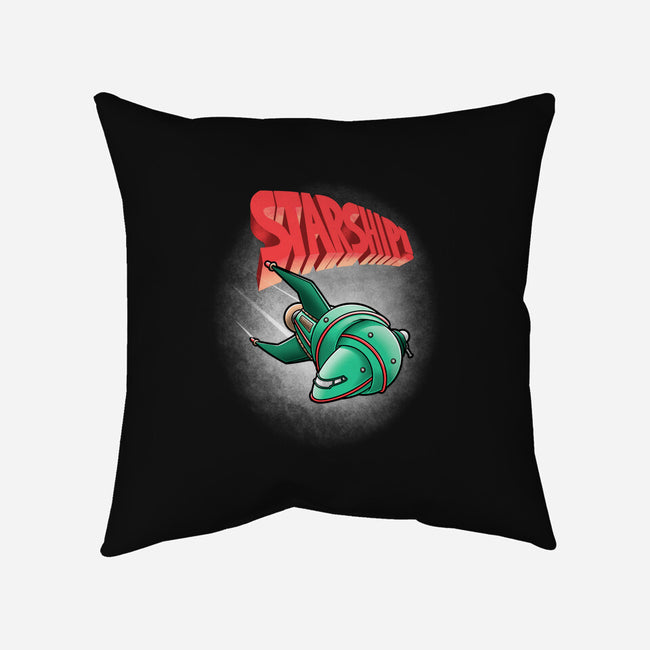 Starship-none removable cover w insert throw pillow-trheewood