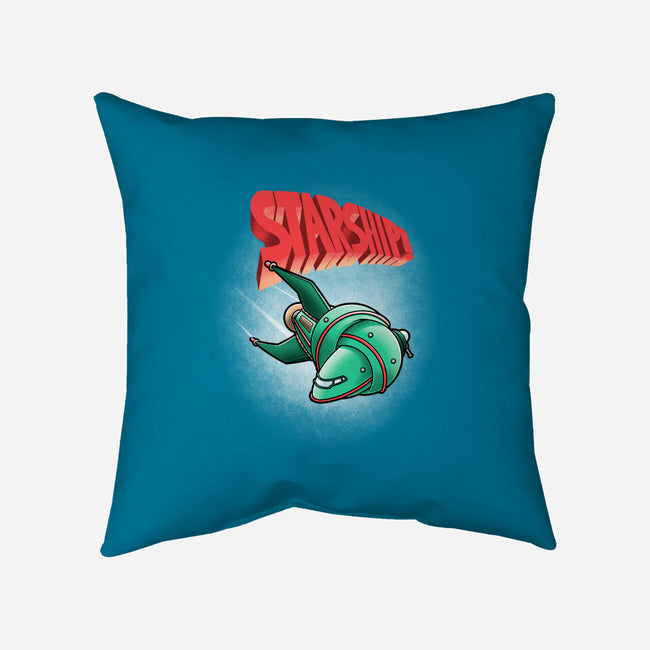 Starship-none removable cover throw pillow-trheewood