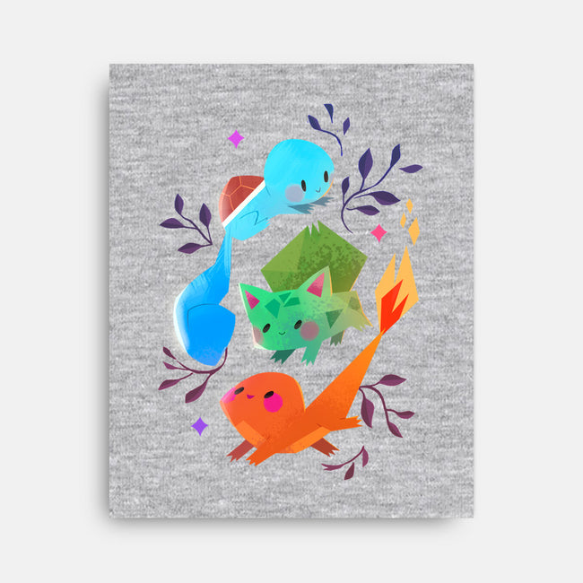 Starters-none stretched canvas-tinysnails