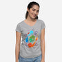 Starters-womens v-neck tee-tinysnails