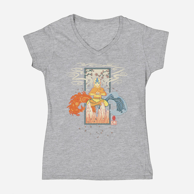 State of Mind-womens v-neck tee-WhosTonyRamos
