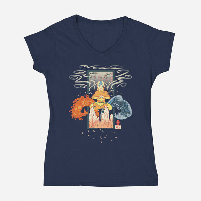 State of Mind-womens v-neck tee-WhosTonyRamos