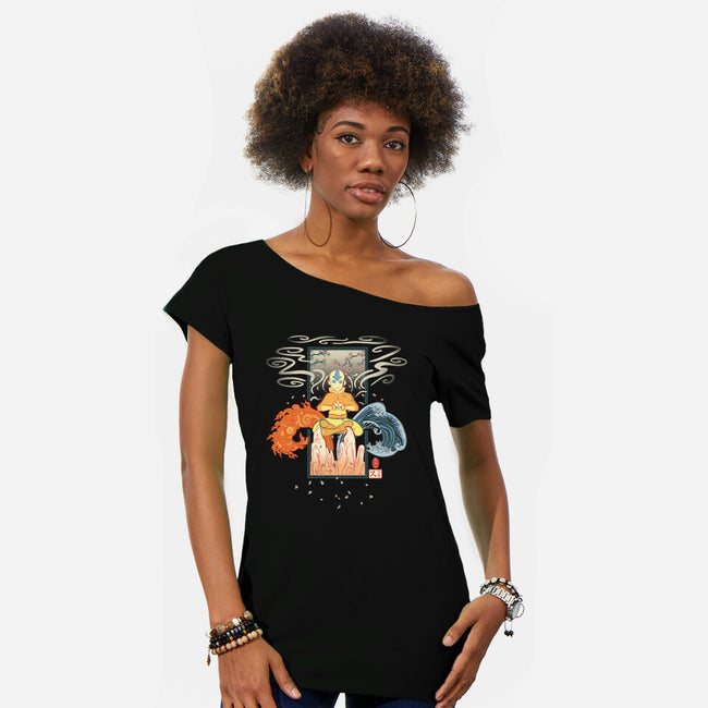 State of Mind-womens off shoulder tee-WhosTonyRamos