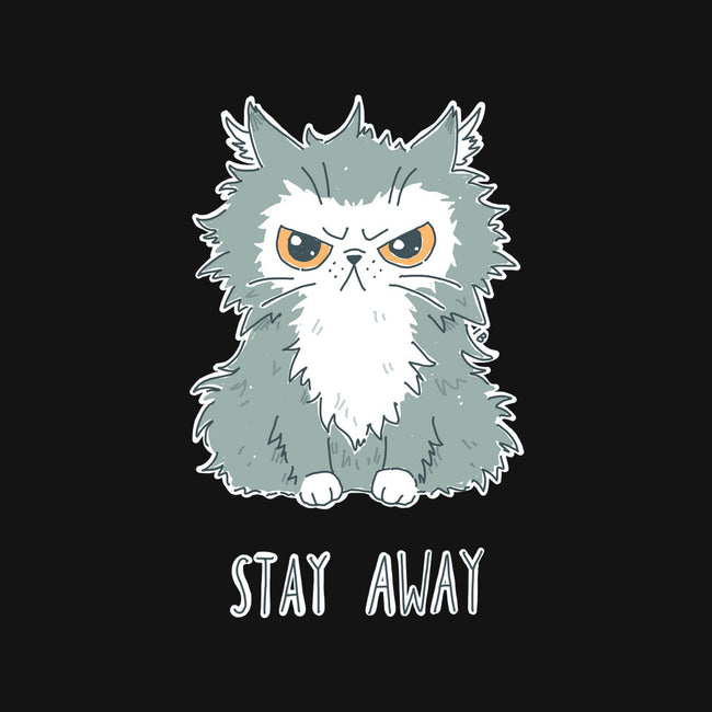 Stay Away-none drawstring bag-freeminds