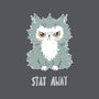 Stay Away-womens v-neck tee-freeminds