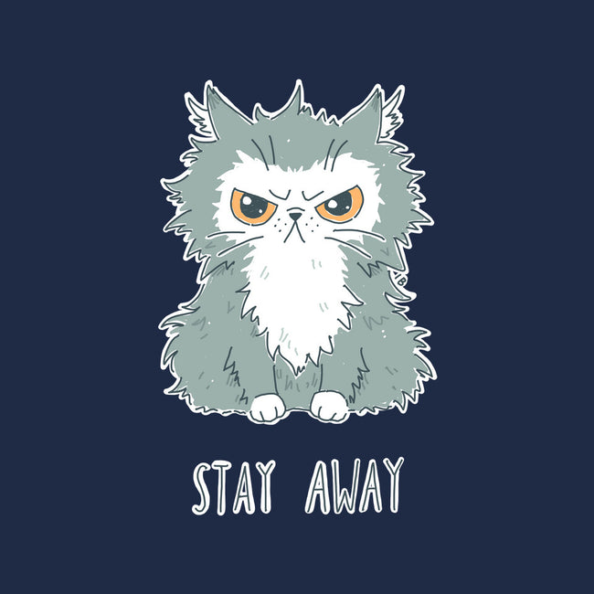 Stay Away-womens v-neck tee-freeminds