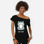Stay Away-womens off shoulder tee-freeminds
