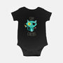 Stay Curious-baby basic onesie-DinoMike