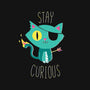 Stay Curious-none zippered laptop sleeve-DinoMike