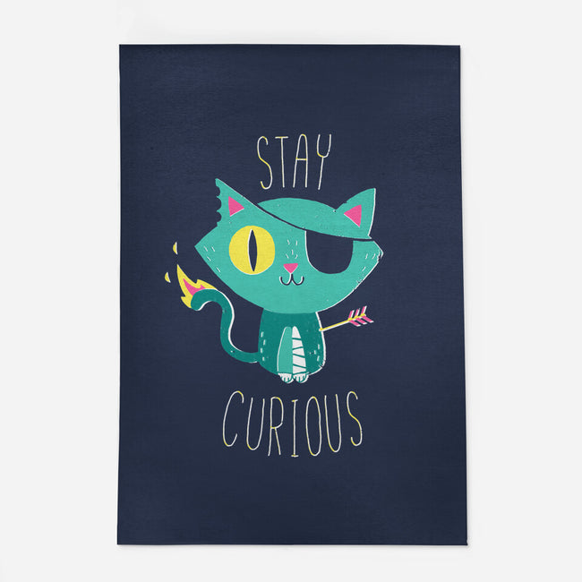 Stay Curious-none indoor rug-DinoMike
