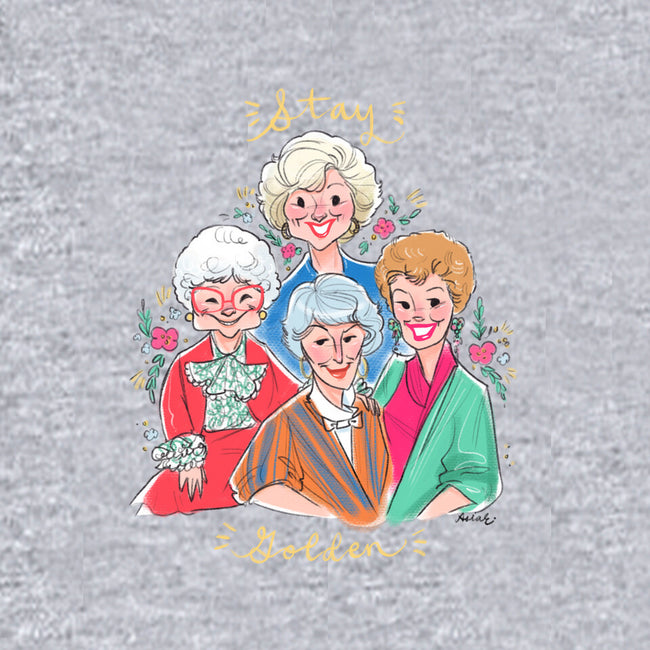 Stay Golden!-womens racerback tank-asiadraws