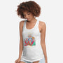 Stay Golden!-womens racerback tank-asiadraws