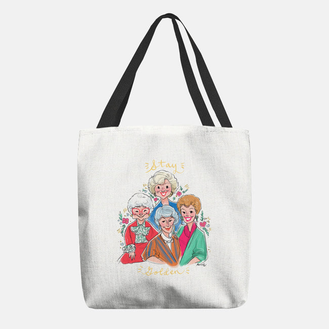 Stay Golden!-none basic tote-asiadraws