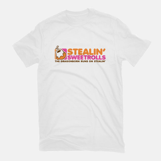 Stealin' Sweetrolls-womens fitted tee-merimeaux