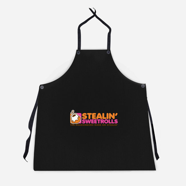 Stealin' Sweetrolls-unisex kitchen apron-merimeaux